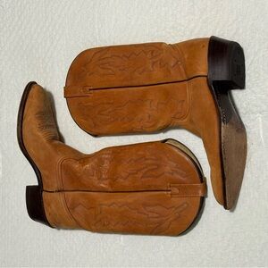 Dan Post Tan Cowboy Western Boots